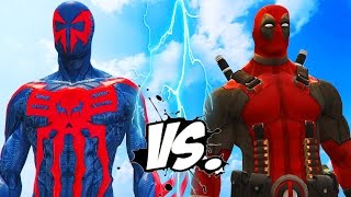 DEADPOOL VS SPIDERMAN 2099 - EPIC SUPERHEROES BATTLE