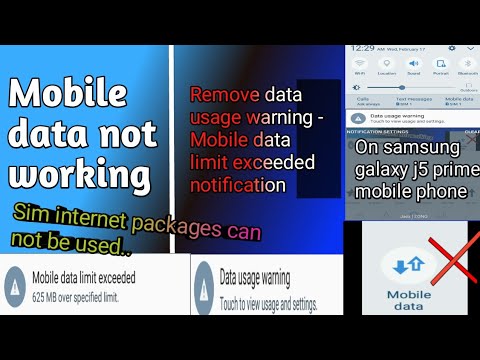 mobile data limit exceeded notification mobile data limit exceeded notification