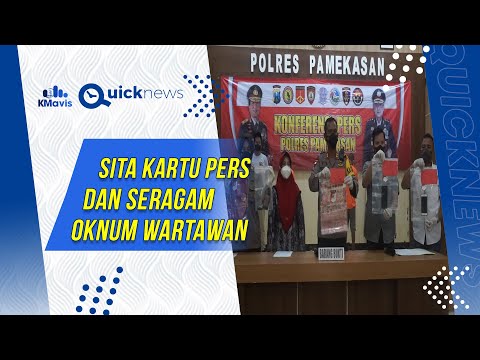 Peras Mantan Kades Rp30 Juta, Polres Pamekasan Sita Kartu Pers dan Seragam Oknum Wartawan