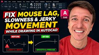 Fix Mouse Lag, Slowness & Jerky Movement While Drawing In AutoCAD (2026)