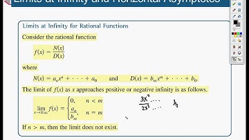 Precalculus - 11.4 Limits at Infinity and Limits of Sequences