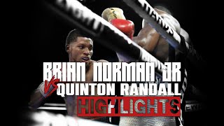 Brian Norman Jr. vs Quinton Randall | HIGHLIGHTS #BrianNormanJr #QuintonRandall