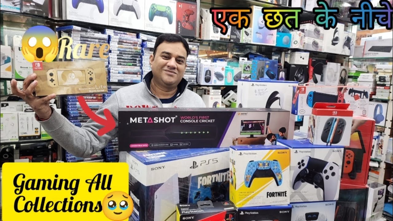 🎮 Delhi Gaming Market | Gamers Ke Liye Jannat 😍 Ek Shop Mein Sab Kuch 😱🔥