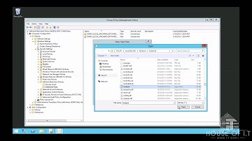 Configure Rules And Application Enforcement using Group Policy on Windows Server 2012 R2