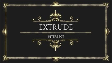 BASIC COMMAND IN NX - EXTRUDE(INTERSECT)