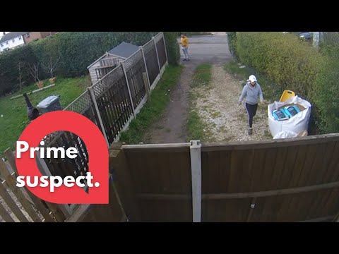 Woman horrified after camera catches delivery person urinating in her garden | SWNS