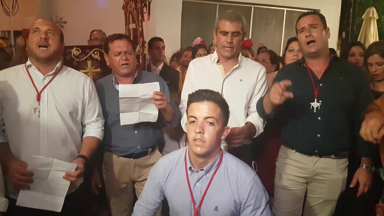 Hermanos de la Stma Cruz de Abajo Escacena del Campo le Cantan