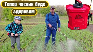 Обприскувач Vitals Sm112о. Обробляємо часник від хвороб та шкідників