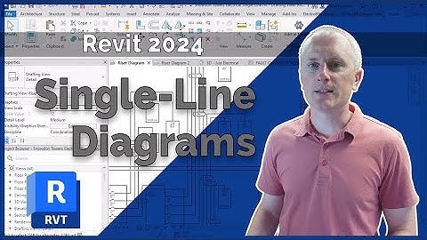 Revit Single-Line Diagrams - 2024 – Episode 21 #BIM #revitsingleline