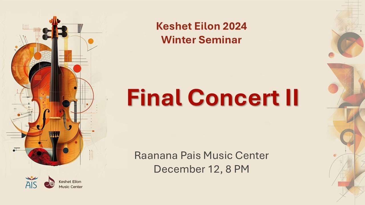 Keshet Eilon: Winter Seminar 2024 - Young Artists Concert
