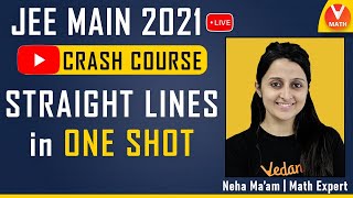 Straight Lines IIT JEE in 1 Shot | JEE 2021 | JEE Math | Crash Course | Vedantu