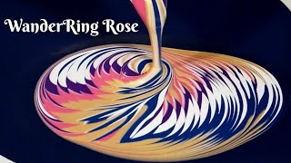 WanderRing Rose  Mesmerizing Acrylic WanderRing Pour for Valentines Day!