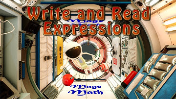 Writing and Reading Expressions - 6th Grade Mage Math Video