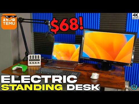 Cheap TEMU Electric Standing Desk - Assemble and Review