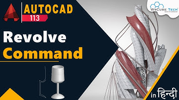 How to Use Revolve Tool Command in AutoCad | AutoCad Revolve Tutorial # 113