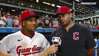 081225 - MIA vs CLE - José Ramírez Postgame Interview