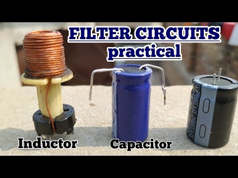 Filters circuit in Rectifier| filter circuit in hindi|Types of filter circuit | Electronics