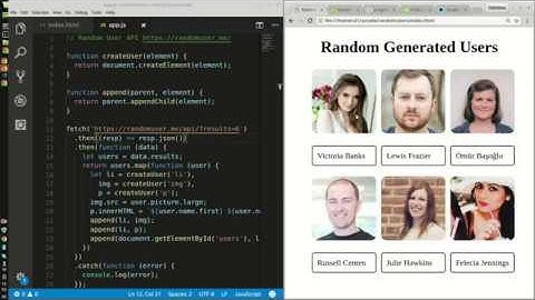 Basic AJAX using the Fetch API