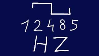 12485 hz square