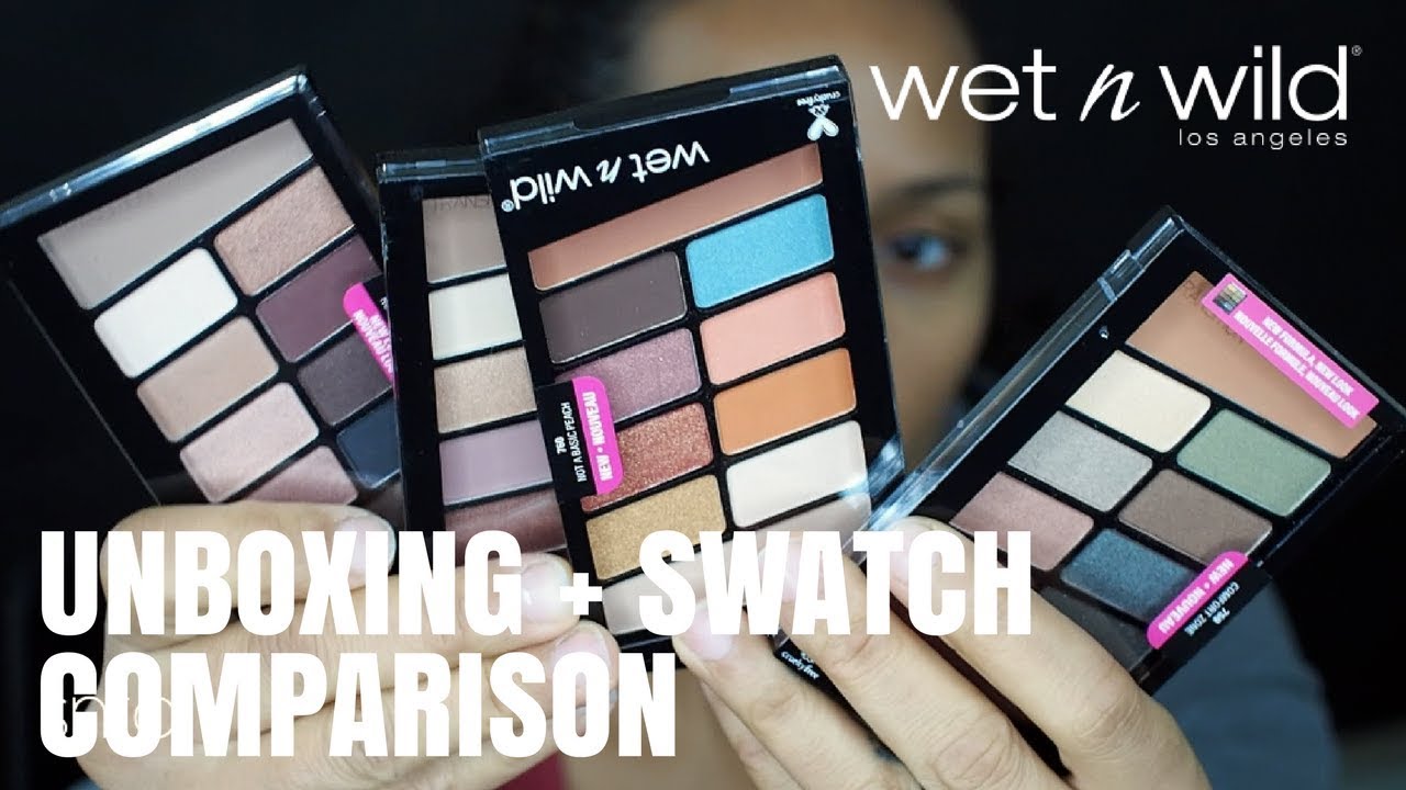 NEW Wet N Wild Eyeshadow Palette Releases + SWATCHES + Comparison