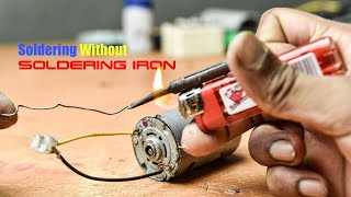 How to Solder Without Soldering Iron | 2 ways to #make  Solder without #Soldering_Iron