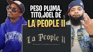 TRE-TV REACTS TO -  LA PEOPLE II (Video Oficial) - Peso Pluma, Tito Double P, Joel De La P