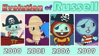 Evolution of RUSSELL from Happy Tree Friends