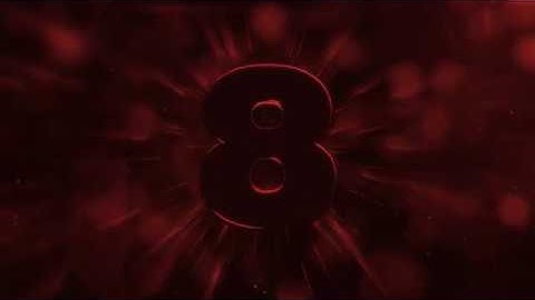 COUNTDOWN TIMER 10 to 1 ( v 648 ) 10 sec with beep 4K