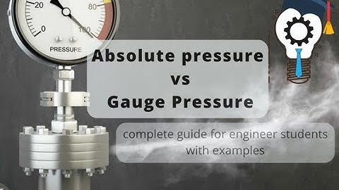 absolute pressure vs gauge pressure explained