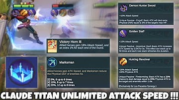 MC-557 | HYPER CLAUDE MODE UNLIMITED ATTACK SPEED | MAGIC CHESS GO GO MOBILE LEGENDS