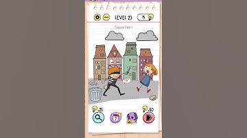 Brain Test Tricky Puzzles Level 23 Answer | Save her!