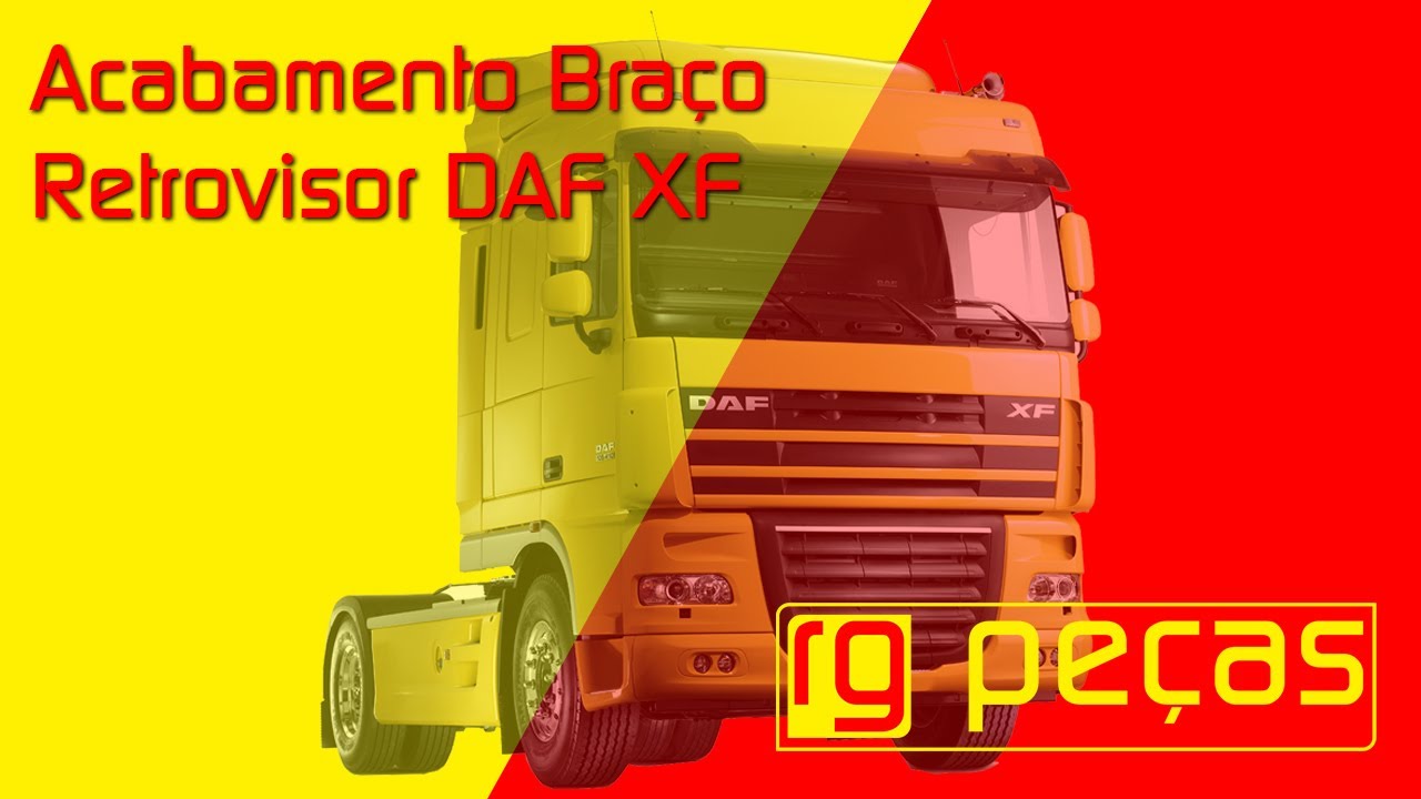Jogo Retrovisor Caminhão Daf Cf / Xf ( Sem Braço )