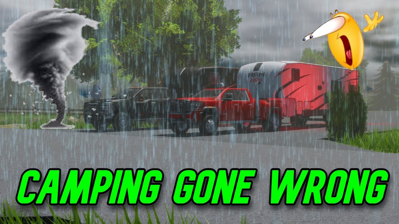 CAMPING IN APM GONE WRONG! | American plains Mudding roblox - YouTube