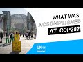 What was accomplished at cop28