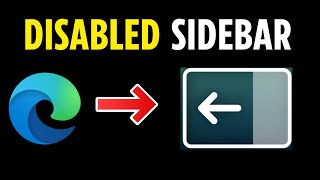 microsoft edge : how to disable sidebar button (2024)