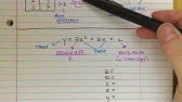 Finding The Relation Equation From A Table Youtube