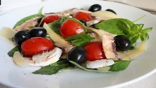 Пикантный Салат с Помидорами и Шампиньонами Пикантный Салат с Помидорами и Шампиньонами