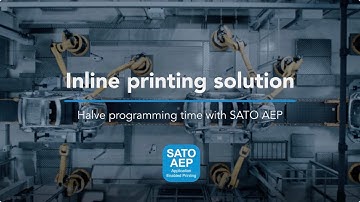 Halve programming time with SATO AEP