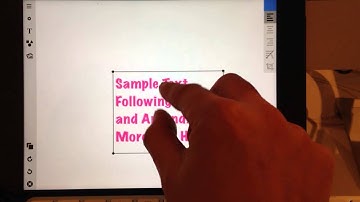 LayUp Pinch/Zoom Text