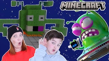 ASTRO BOT In MINECRAFT: How to Build Space Bully Nebulax | Gameplay with Ima and Jessy