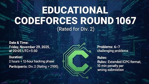 Educational Codeforces Round 1067 & Codeforces Round Solution– Contest #coding #programming #code