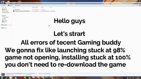 Tencent gaming stuck at 98% (No need to reinstall...) | PUBG mobile PC | all errors fixed with proof
