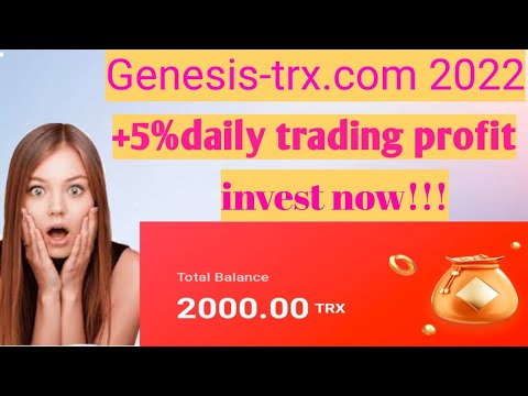 Genesis-trx.com sign up to get 5000trx.Sign up now and earn your principal daily,