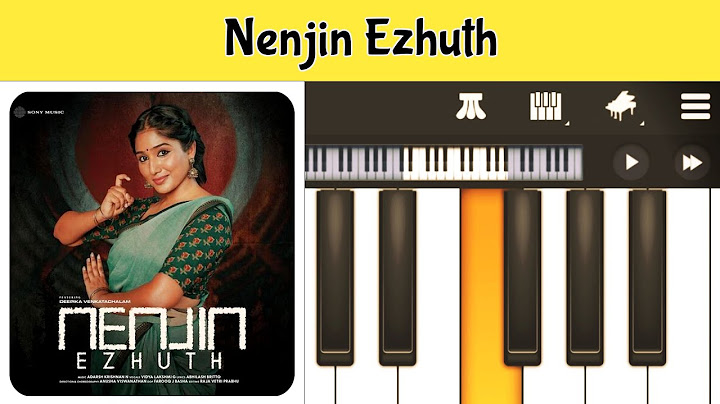 Nenjin Ezhuth | Deepika Venkatachalam | Beginner Piano Tutorial