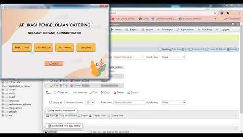 Aplikasi Pengelolaan Catering (Netbeans & MySQL)