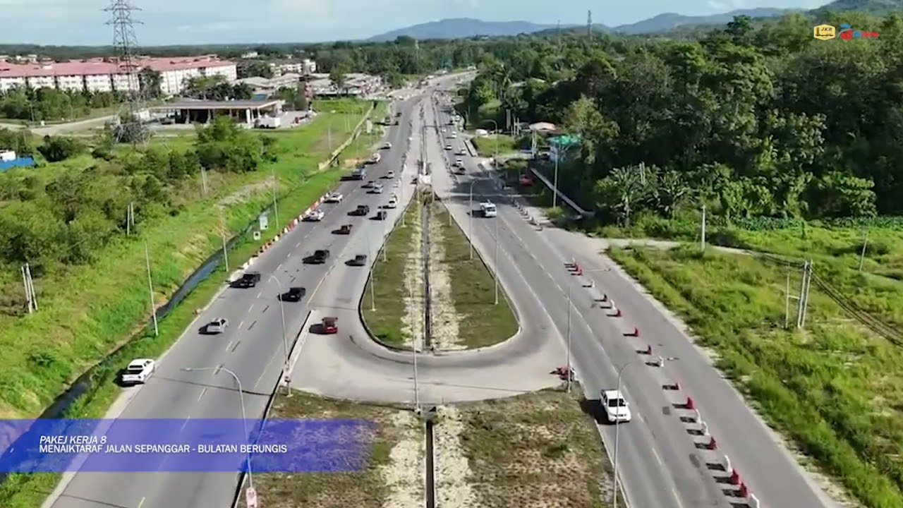 Kemajuan terkini Lebuhraya Pan Borneo Sabah Pakej Kerja 8