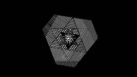 Club logo moire pattern