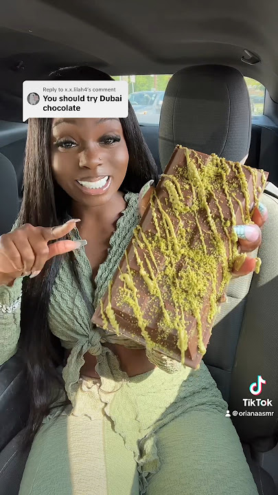 First Time Dubai Chocolate 😋              #chcolate #eat #food #foodie #sweet #viralfood #mukbang