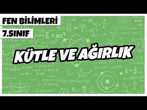 7. Sınıf Fen Bilimleri - Kütle ve Ağırlık | 2022