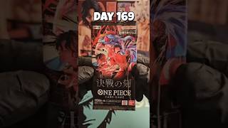 Day 169 | OP16 The time of battle booster opening #onepiece #optcg #boosterpack #op16